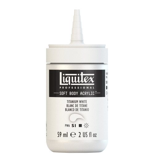 382482, Liquitex Soft Body, Titanium White, 2oz