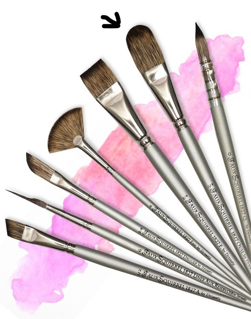 407456, Faux Squirrel, 1827OV  Oval Wash    3/4"