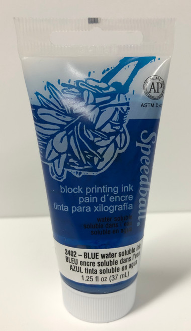 623402, Water-Soluble Block Printing Ink, 1.25oz    Blue