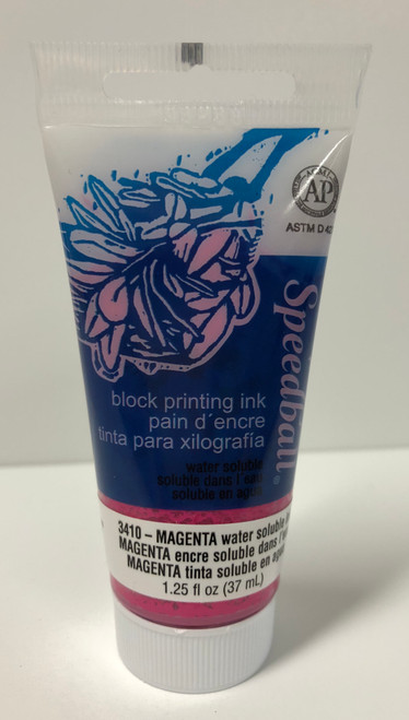 623410, Water-Soluble Block Printing Ink, 1.25oz    Magenta