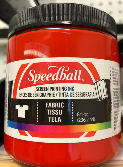 624561, Fabric Screen Printing Ink,  8oz.    Red