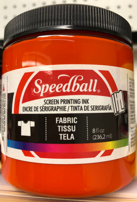 624569, Fabric Screen Printing Ink,  8oz.    Orange