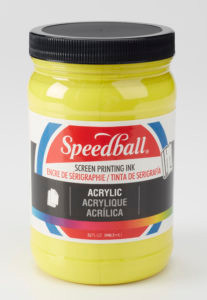 6246412, Acrylic Screen Printing Ink,  32oz.   Process Yellow