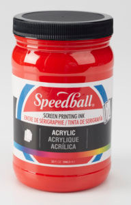 624646, Acrylic Screen Printing Ink,  32oz.   Medium Red