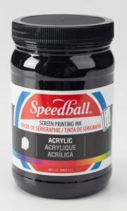 624657, Acrylic Screen Printing Ink,  32oz.   Black