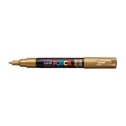 439229, Posca Extra Fine Tapered  Marker,   Gold