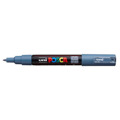 439245, Posca Extra Fine Tapered  Marker,   Slate Grey