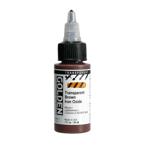 378739, Golden HF Transparent Brown Iron Oxide, 1 oz