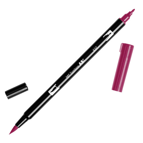 439033, Tombow Dual Brush Pen, Wine Red