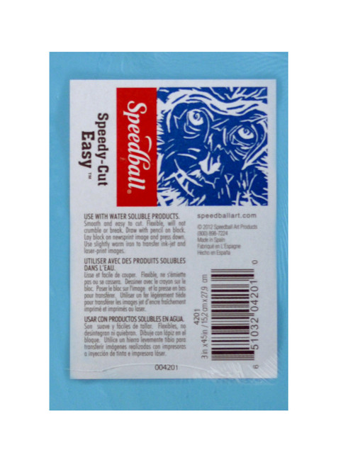 624201, Speedy Cut Easy Blue Carving Block, 3x4.5