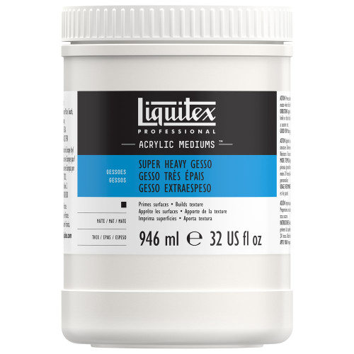 373157, Liquitex Super Heavy Gesso, 32 oz