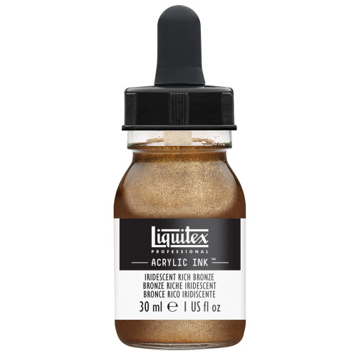 518218, Liquitex Acrylic Ink, Bronze, 1 oz
