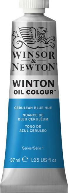 372745, Winton Oil Colour, Cerulean Blue Hue, 37ml.