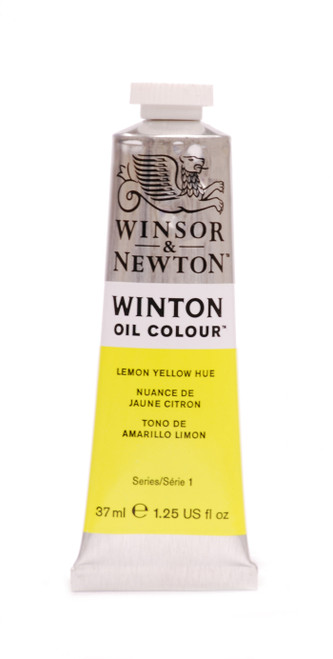 372756, Winton Oil Colour, Lemon Yellow Hue, 37ml.