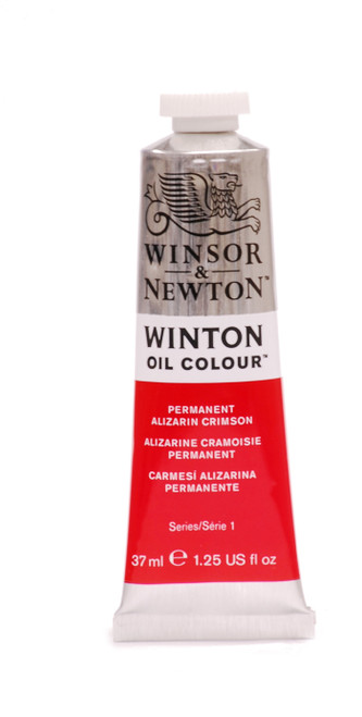 372763, Winton Oil Colour, Permanent Alizarin Crimson, 37ml.