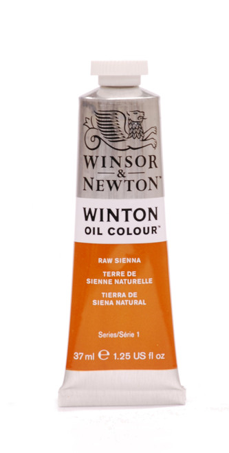 372768, Winton Oil Colour, Raw Sienna, 37ml.