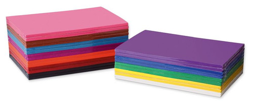 341066, Sunworks Construction Paper Sampler, 12 x 18 in, 1,200 Sheets