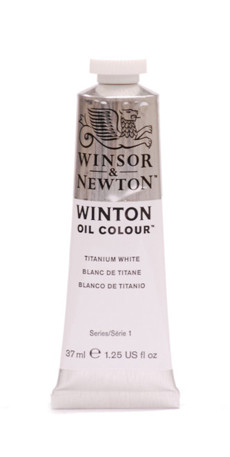 372772, Winton Oil Colour, Titanuim White, 37ml.