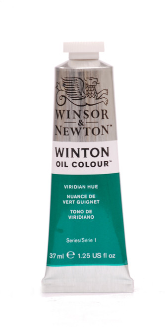 372776, Winton Oil Colour, Viridian Hue, 37ml.