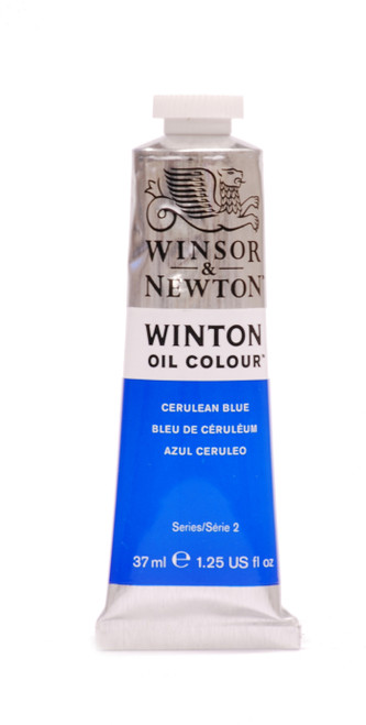 372744, Winton Oil Colour, Cerulean Blue, 37ml.