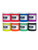 625037, Handy Art Water Soluble Block Printing Ink 8 Color Set,Fluorescent, 1/2 lb. Jars