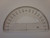 571512, Semi Circular Acrylic Protractor, Student Grade, 6"