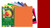 342213, Tru-ray Construction Paper, Holiday Red, 18"x24" 50 sheets