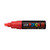 439346, Posca Broad Chisel Marker,   Fluorescent Red
