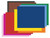 342383, Peacock Railroad Board, Assorted Colors, 6-Ply, 25 Sheets