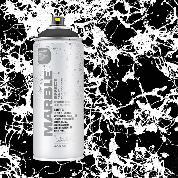 379214, Montana EFFECT Spray Paint, 400ml, Marble, Black