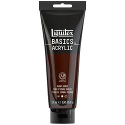 373552, Liquitex Basics, Burnt Umber, 8.45oz.