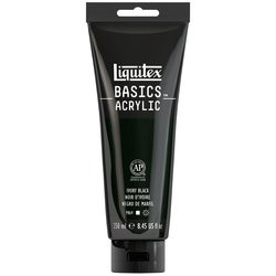 373563, Liquitex Basics, Ivory Black, 8.45oz.