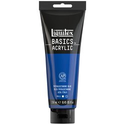 373567, Liquitex Basics, Phthalocyanine Blue, 8.45oz.