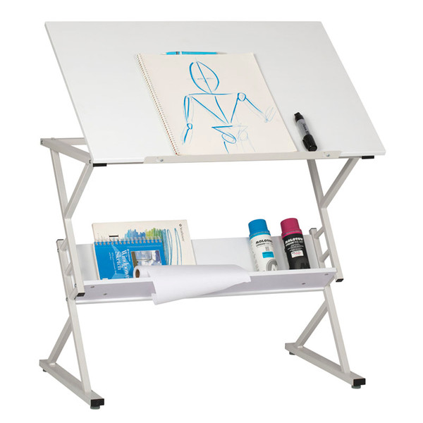 700213, Prime Drawing Table, 24" x 36", White