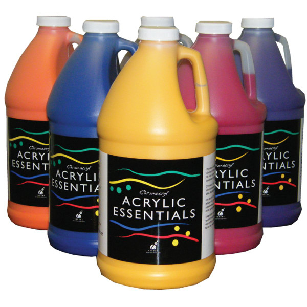 373037, Chromacryl Essentials 6 Color 1/2 Gallon Set (Secondary)