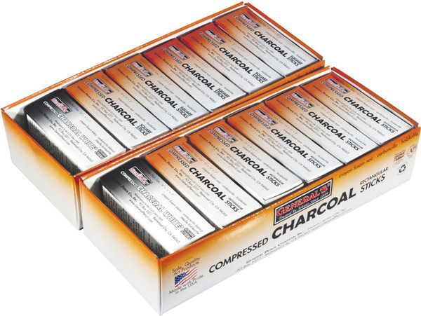 447126, General's Compressed Charcoal Classpack