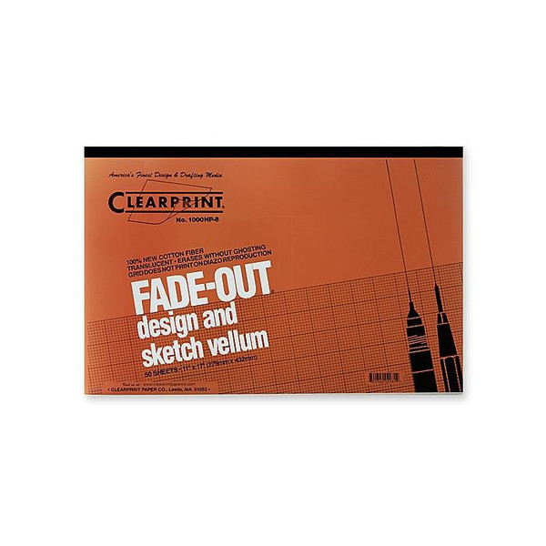 313512, Fadeout Vellum, 11" x 17" 8x8, 50 Sheets