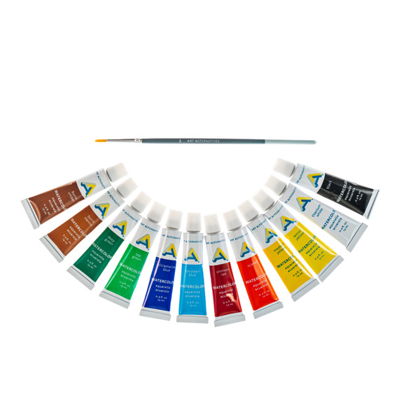 370404 ECONOMY WATERCOLOR SET   12ml   12/