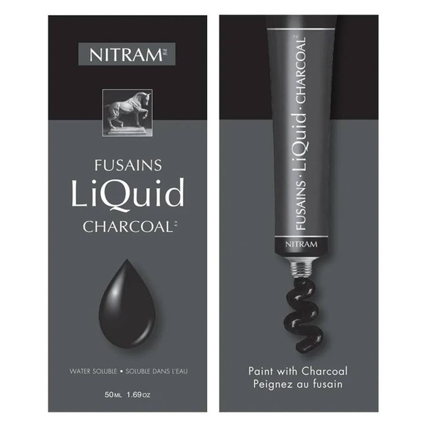 446970, NITRAM LIQUID CHARCOAL,  1.69oz