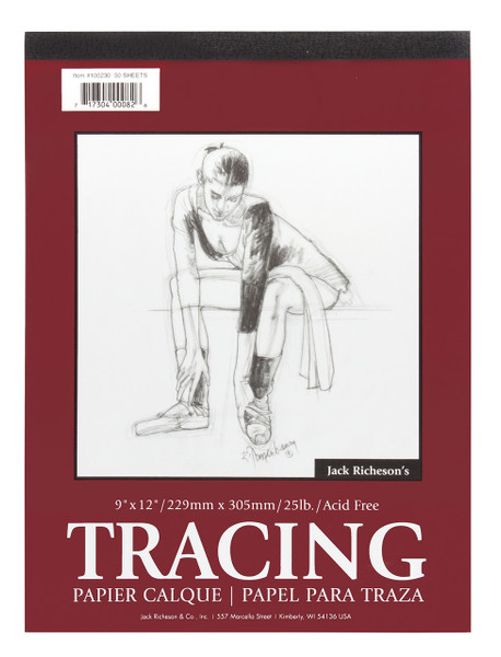 341212, Parchment Tracing Paper, 9" x 12" 50 sheets