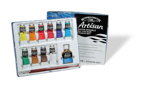 371217, Artisan Water Mixable Oil, Studio Set, 10x37ml.