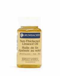 371815, Grumbacher Sun Thickened Linseed Oil, 2.5oz.