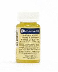 371818, Grumbacher Oil Retouch Varnish, 2.5oz.