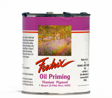 371850, Fredrix Oil Priming Gesso, Quart