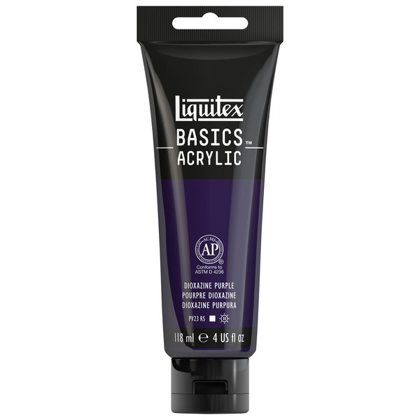 372242, Liquitex Basics, Dioxazine Purple, 4oz.