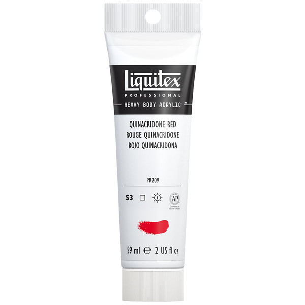 372000, Liquitex Heavy Body, Acra Red, 2oz.