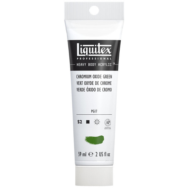372010, Liquitex Heavy Body, Chromium Oxide Green, 2oz.