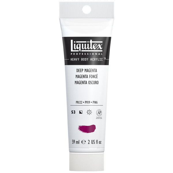 372018, Liquitex Heavy Body, Deep Magenta, 2oz.