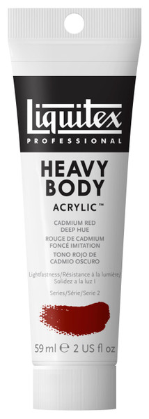 372020, Liquitex Heavy Body, Deep Brilliant Red, 2oz.