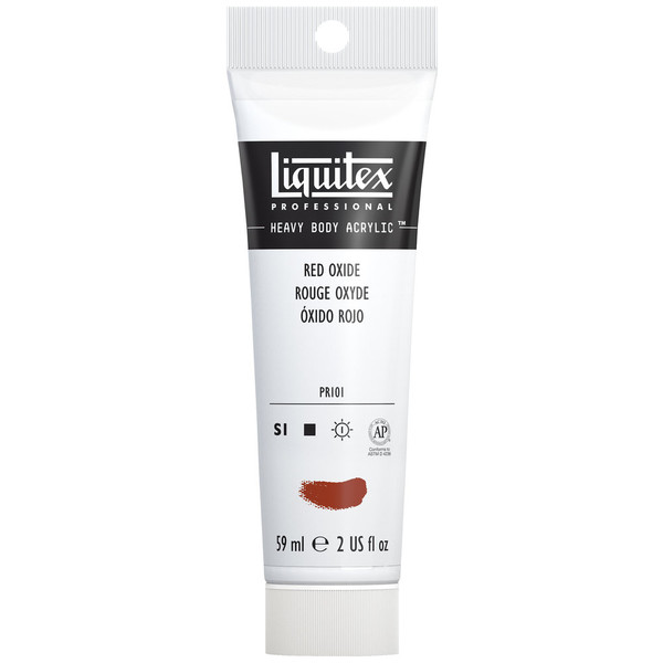 372026, Liquitex Heavy Body, Red Oxide, 2oz.